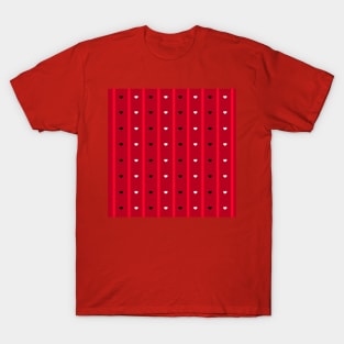 Valentine's Day heart pattern T-Shirt